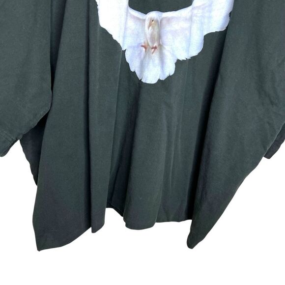 Yeezy Gap Oversized Dove Graphic Top XXL Black Boxy Fit Heavyweight Cotton - Picture 7 of 9